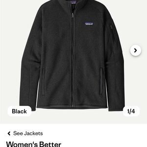 Patagonia Black Womens Better Sweater